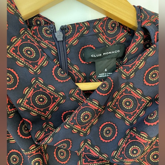 Club Monaco drape neck midi dress - Picture 5 of 12